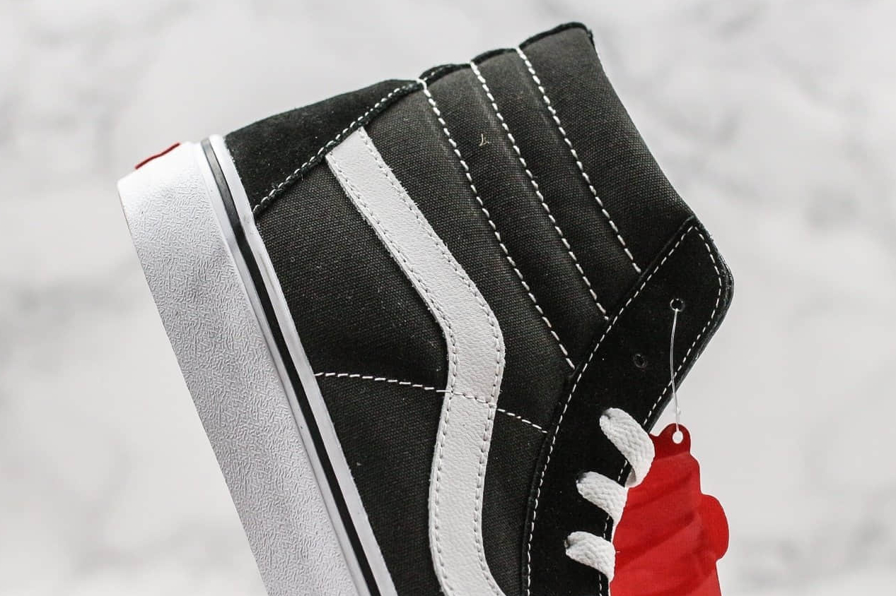 Vans Sk8-Hi Tapered Canvas Shoe | Black True White - Shop Now!