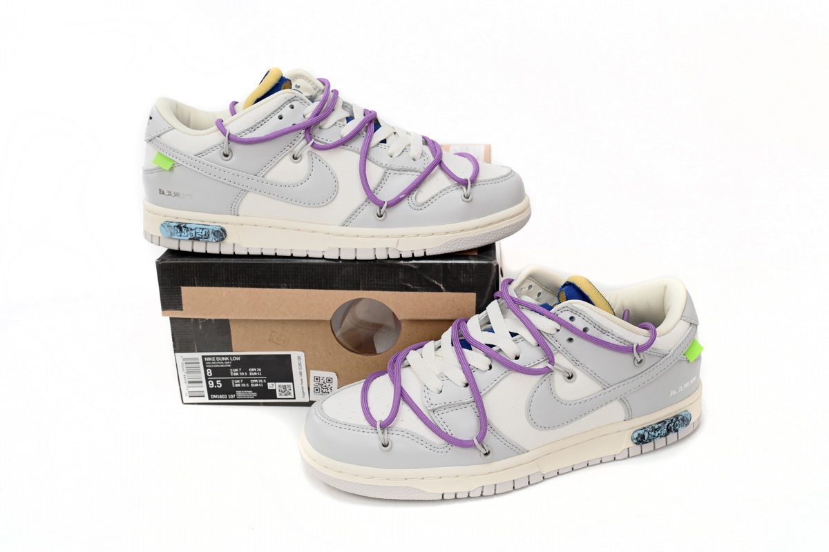 Nike Off-White X Dunk Low 'Lot 48 Of 50' DM1602-107 - Limited Edition Sneakers