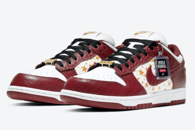 Supreme x Nike SB Dunk Low - Limited Edition Collaboration Sneakers