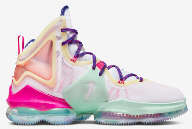 Nike LeBron 19 'Valentine's Day' Pink/Green-Purple DH8460-900 - Limited Edition Release