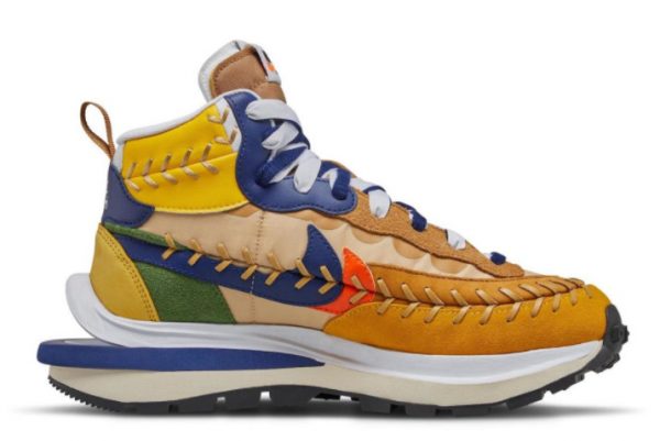 Sacai x Jean Paul Gaultier x Nike VaporWaffle Sesame/Multi-Colored DH9186-200: Exclusive Collaboration Limited Edition Sacai x Jean Paul Gaultier x Nike VaporWaffle Sesame/Multi-Colored DH9186-200: Exclusive Collaboration Limited Edition