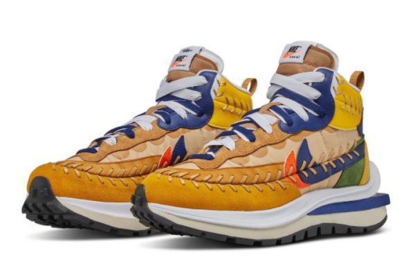 Sacai x Jean Paul Gaultier x Nike VaporWaffle Sesame/Multi-Colored DH9186-200: Exclusive Collaboration Limited Edition Sacai x Jean Paul Gaultier x Nike VaporWaffle Sesame/Multi-Colored DH9186-200: Exclusive Collaboration Limited Edition