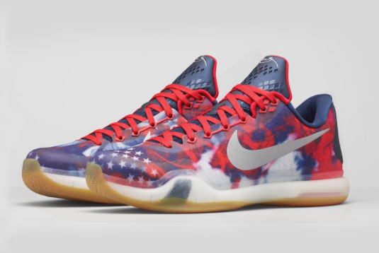 Nike Kobe X '4th of July' USA 745334-604 - Celebrate Independence Day with Style! Nike Kobe X '4th of July' USA 745334-604 - Celebrate Independence Day with Style!