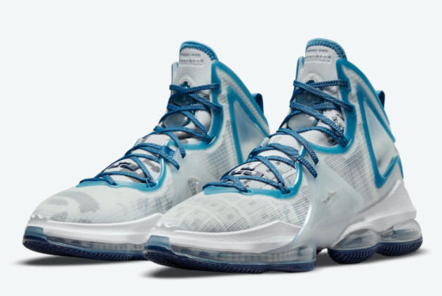Nike LeBron 19 'Space Jam' White/Blue DC9338-100 | Premium Basketball Sneakers