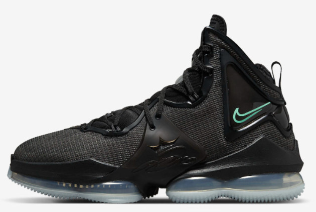 Nike LeBron 19 Black Aqua DC9340-003 - Sleek and Stylish Basketball Sneakers
