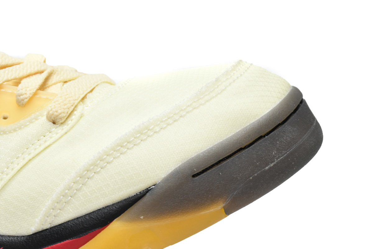 Off-White X Air Jordan 5 SP 'Sail' DH8565-100 - Premium Collaboration for Sneaker Enthusiasts