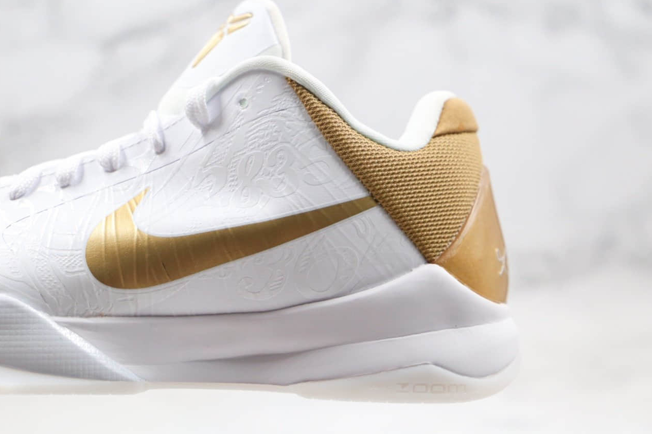 Nike Zoom Kobe 5 'Big Stage Home' 386429-108 - Premium Basketball Shoes