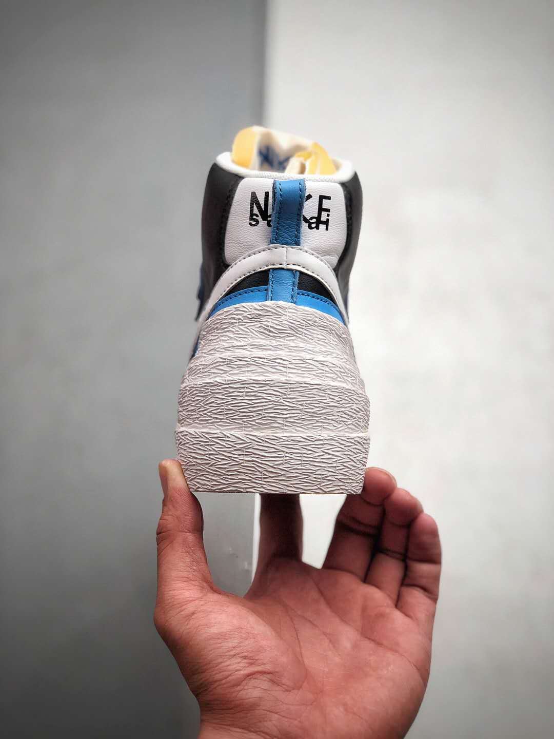 Nike sacai x Blazer Mid 'Black Blue' BV0072-001 - Limited Edition Collaboration Sneakers