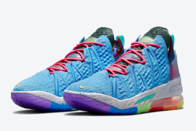 Nike LeBron 18 'What The' Multicolor DM2813-400 - Premium LeBron 18 Sneakers for Collectors