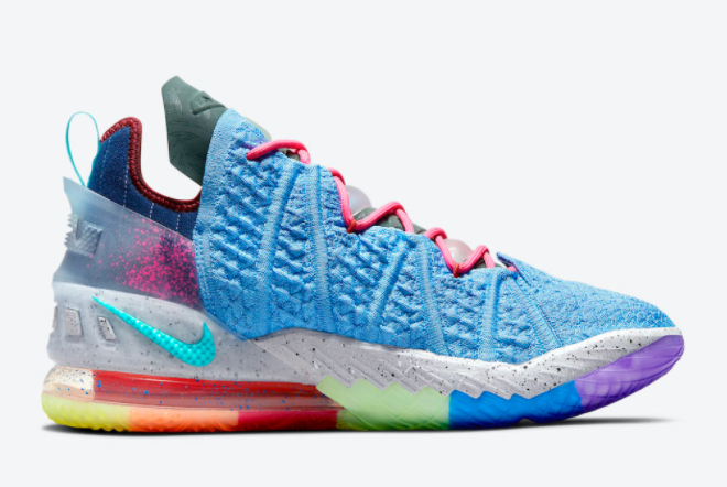 Nike LeBron 18 'What The' Multicolor DM2813-400 - Premium LeBron 18 Sneakers for Collectors