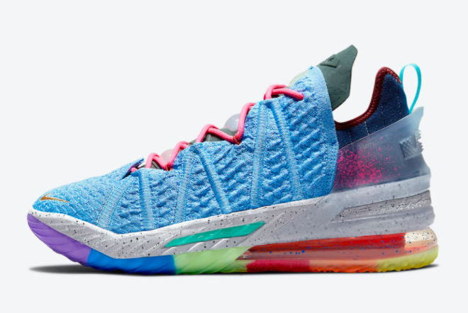 Nike LeBron 18 'What The' Multicolor DM2813-400 - Premium LeBron 18 Sneakers for Collectors