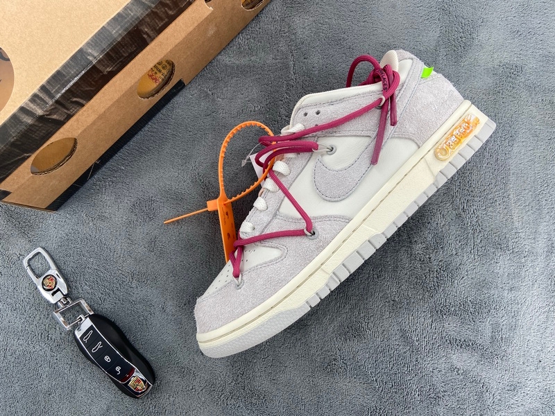 Nike Off-White X Dunk Low 'Lot 35 Of 50' DJ0950-114 - Limited Edition Collaborative Sneakers