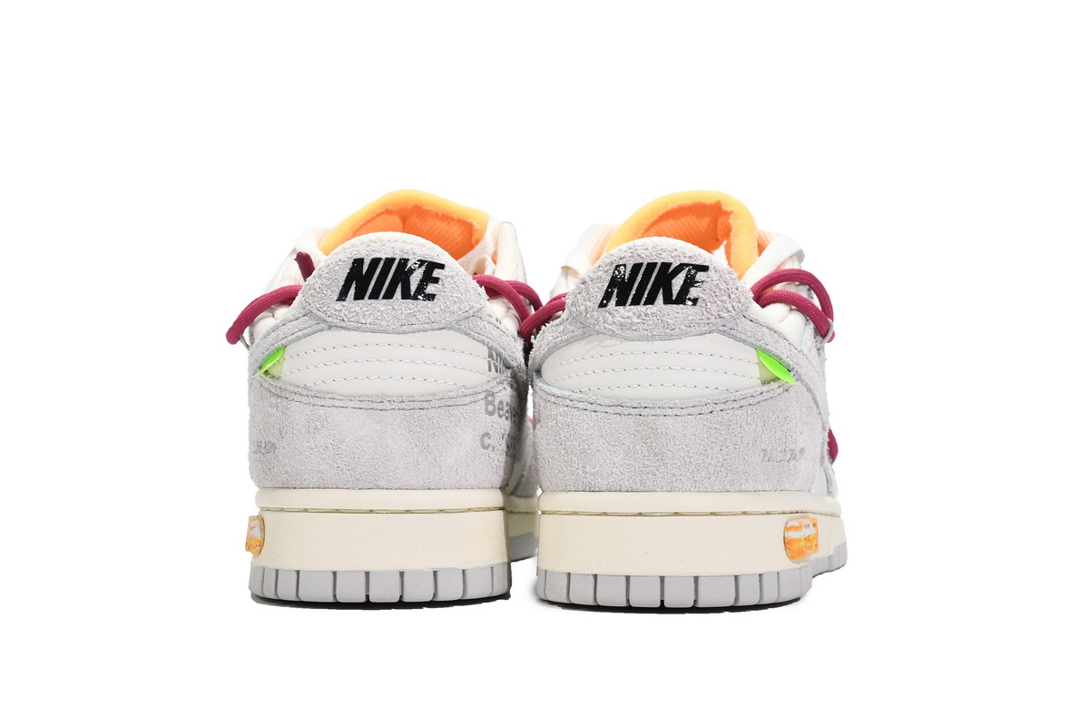 Nike Off-White X Dunk Low 'Lot 35 Of 50' DJ0950-114 - Limited Edition Collaborative Sneakers