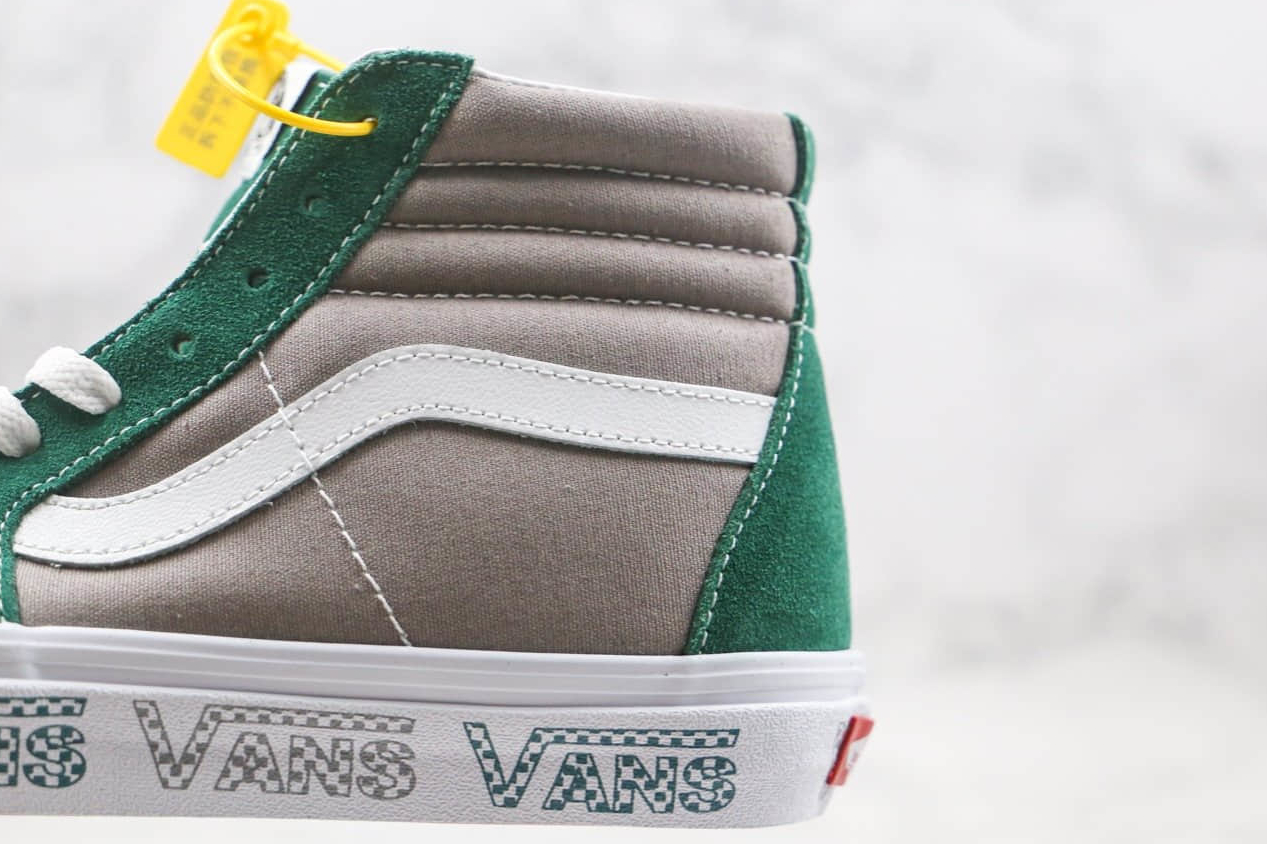 Vans Sk8-hi GREY GREEN 'Grey Green' VN0A4BV6X0P - Stylish & Versatile Grey Green Sneakers