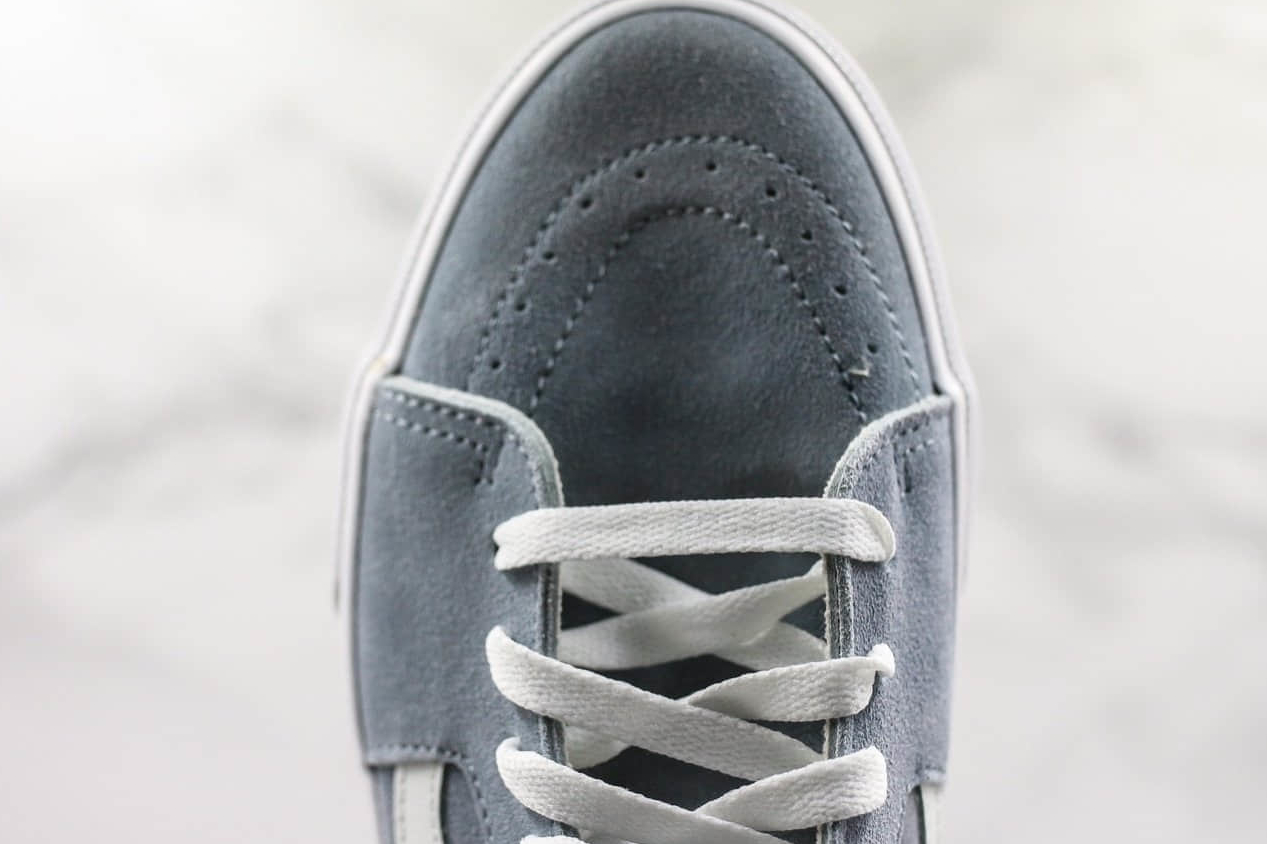 Stylish Vans PIG Suede SK8-HI Skate High Sneakers: Light Blue VN0A4BV6V4Z Stylish Vans PIG Suede SK8-HI Skate High Sneakers: Light Blue VN0A4BV6V4Z