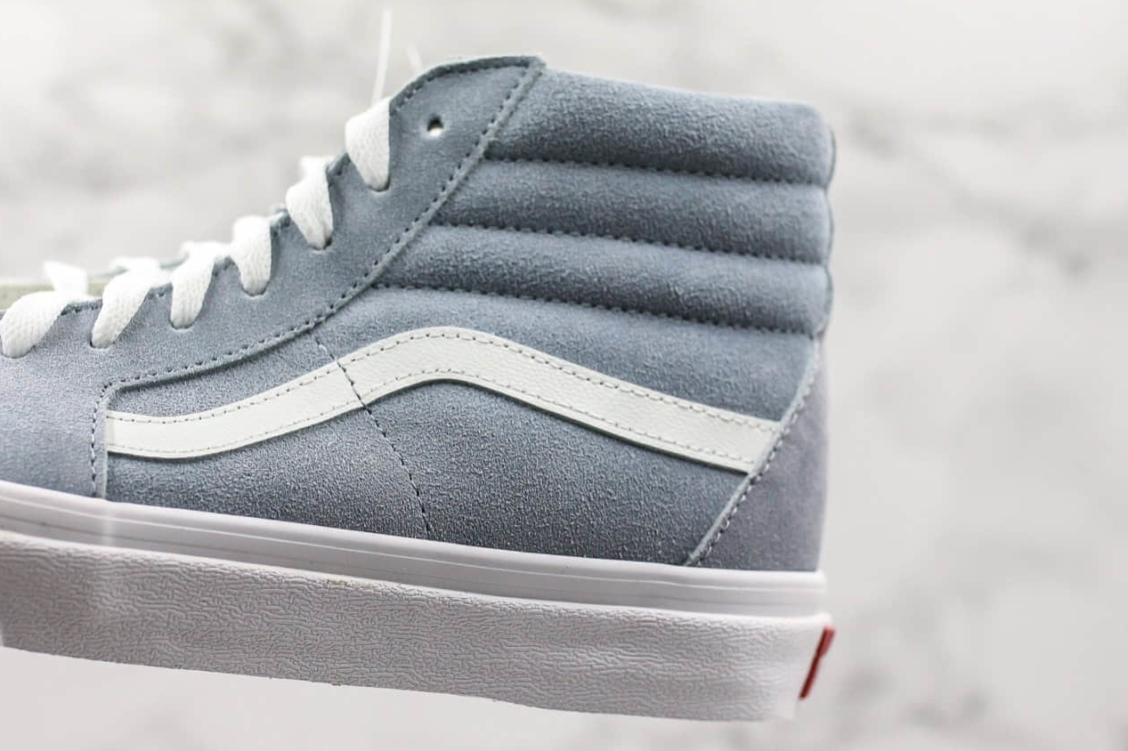 Stylish Vans PIG Suede SK8-HI Skate High Sneakers: Light Blue VN0A4BV6V4Z Stylish Vans PIG Suede SK8-HI Skate High Sneakers: Light Blue VN0A4BV6V4Z