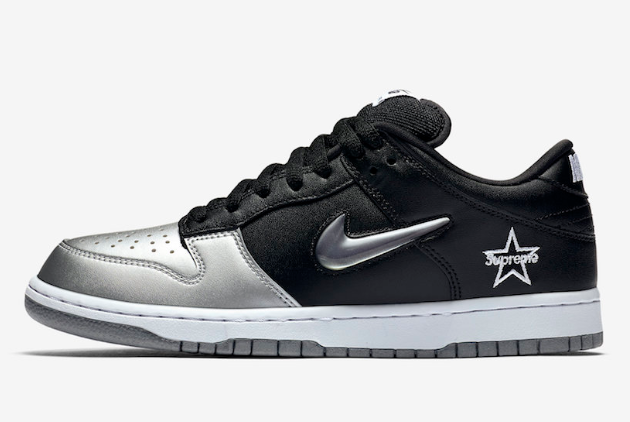Supreme x Nike SB Dunk Low Metallic Silver/Black CK3480-001 – Limited Edition Sneakers