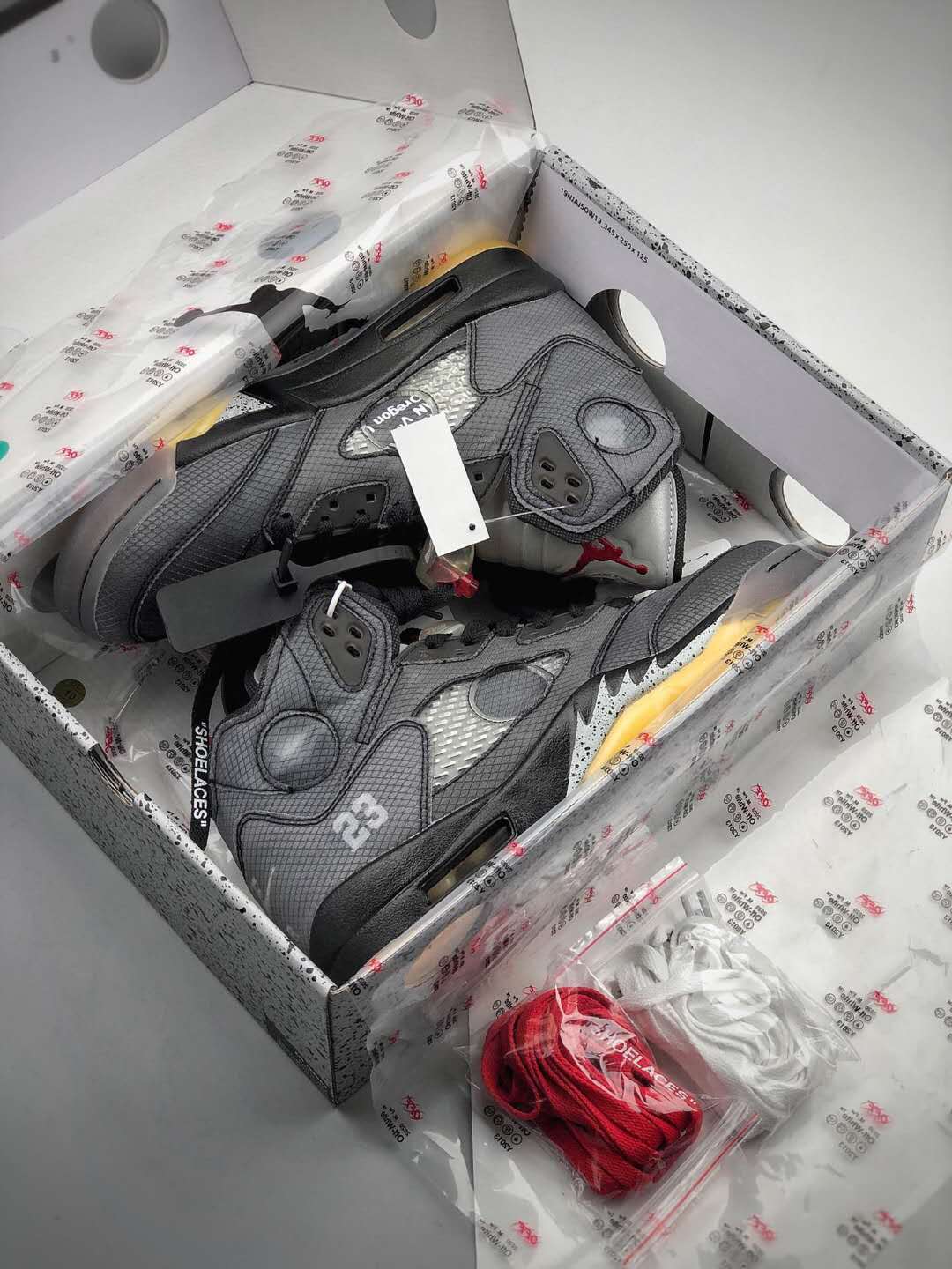Off-White x Air Jordan 5 Retro SP 'Muslin' CT8480-001: Supreme Collaboration for Sneaker Collectors