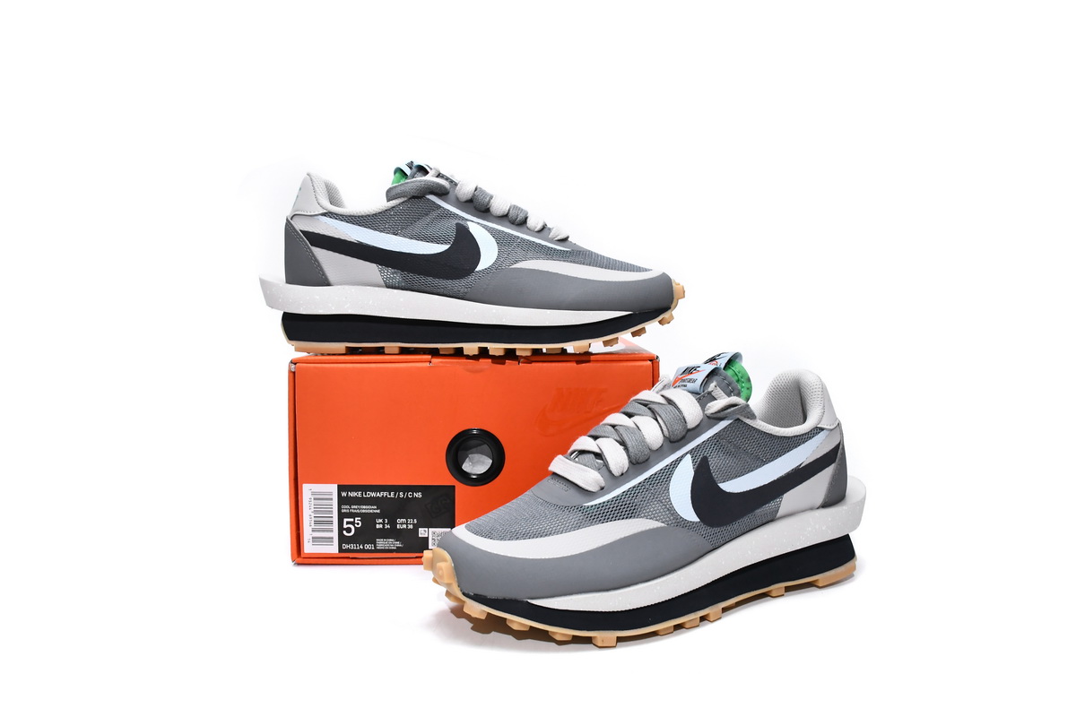 Nike Sacai X Clot X LDWaffle 'Kiss Of Death 2' DH3114-001 - Exclusive Collaboration Sneaker