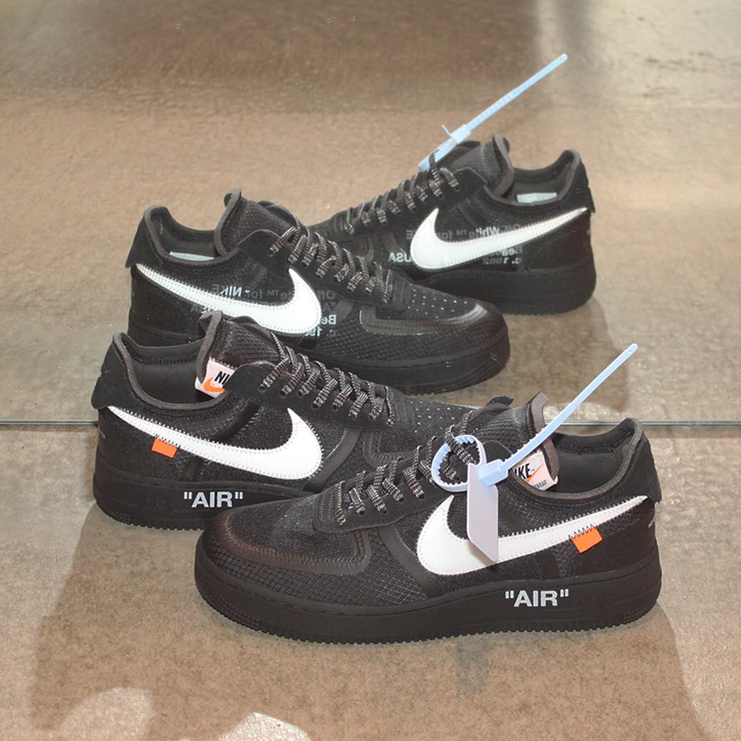 Nike Off-White X Air Force 1 Low 'Black' AO4606-001 - Limited Edition Collaborative Sneaker