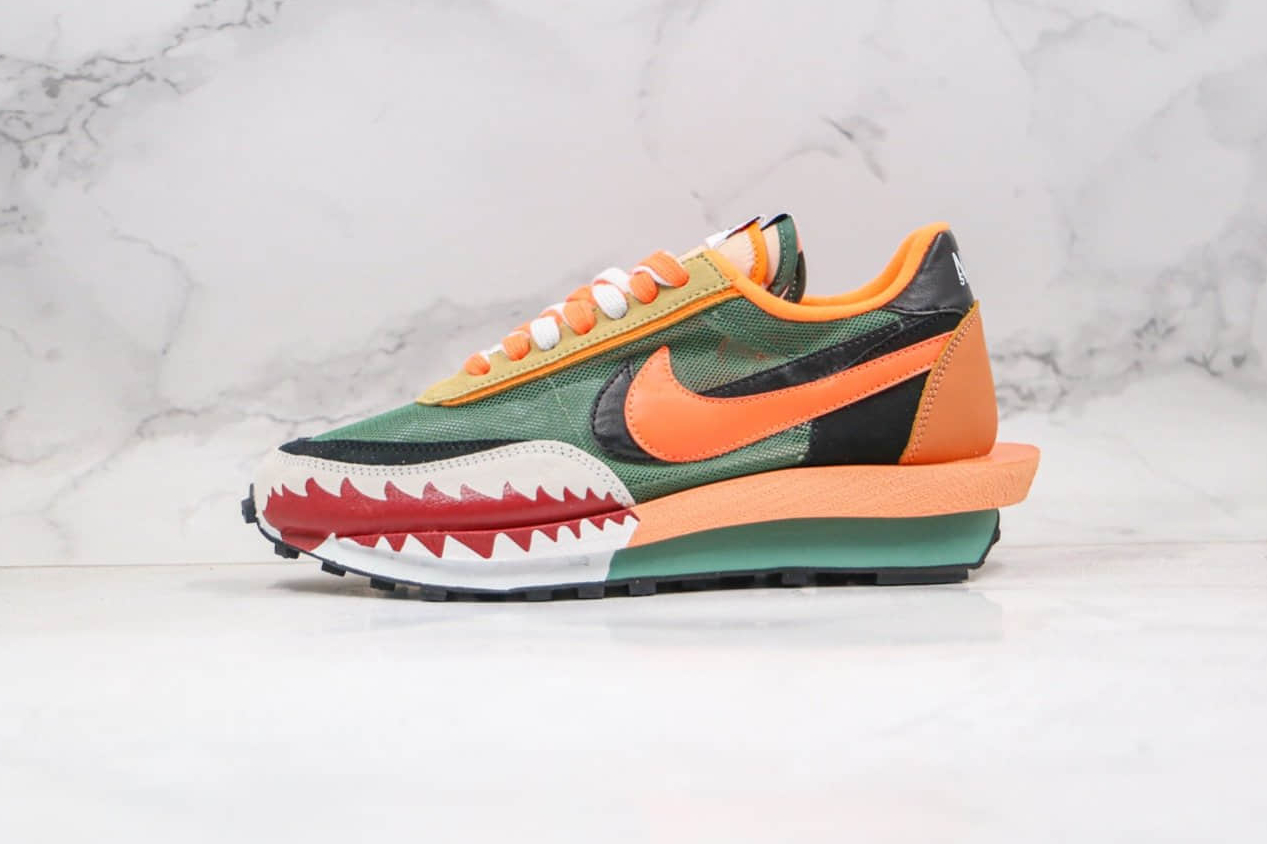 Nike Ldwaffle x Sacai White Red Grass Green Orange Red BV0073-081 - Stylish and Vibrant Sneakers for Every Occasion