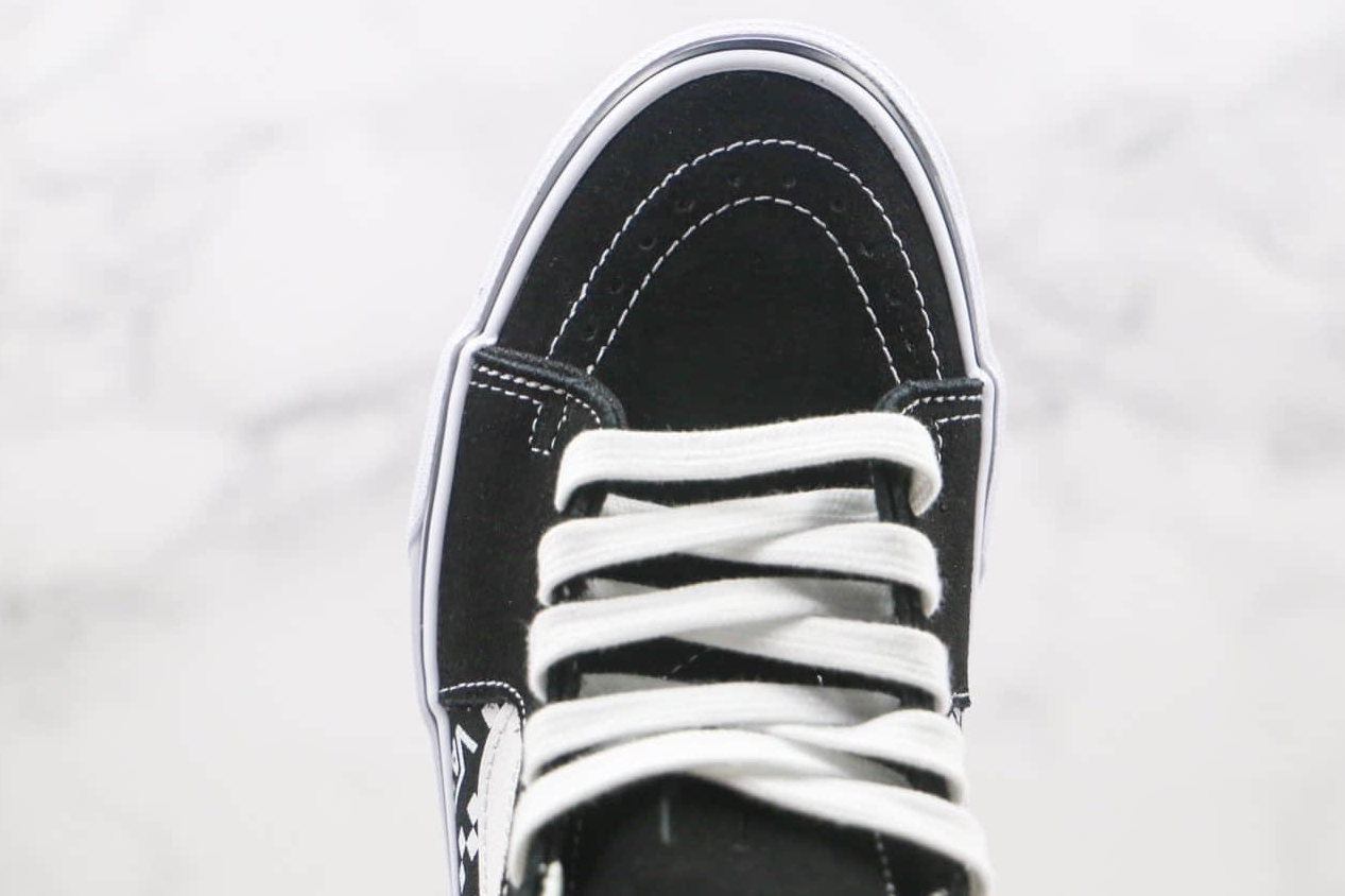 Vans SK8-HI 'Logo Repeat - Black' VN0A4U3CTEZ: Authentic Styling & Durability Vans SK8-HI 'Logo Repeat - Black' VN0A4U3CTEZ: Authentic Styling & Durability