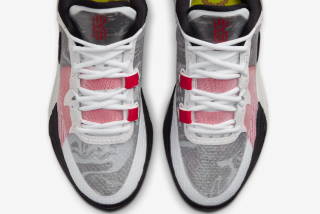 Nike Kyrie 8 White/University Red-Black-Wolf Grey DJ6017-100 - Supreme Court Performance with Style Nike Kyrie 8 White/University Red-Black-Wolf Grey DJ6017-100 - Supreme Court Performance with Style