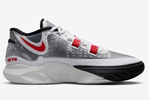 Nike Kyrie 8 White/University Red-Black-Wolf Grey DJ6017-100 - Supreme Court Performance with Style Nike Kyrie 8 White/University Red-Black-Wolf Grey DJ6017-100 - Supreme Court Performance with Style