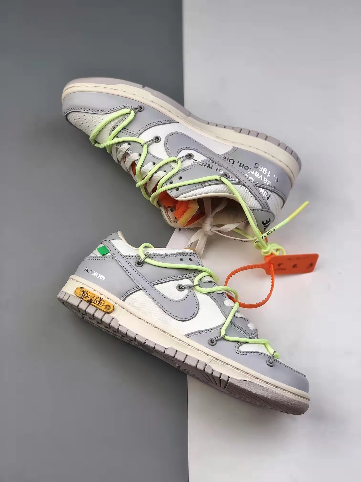 Nike Off-White x Dunk Low 'Lot 43 of 50' Limited Edition DM1602-128