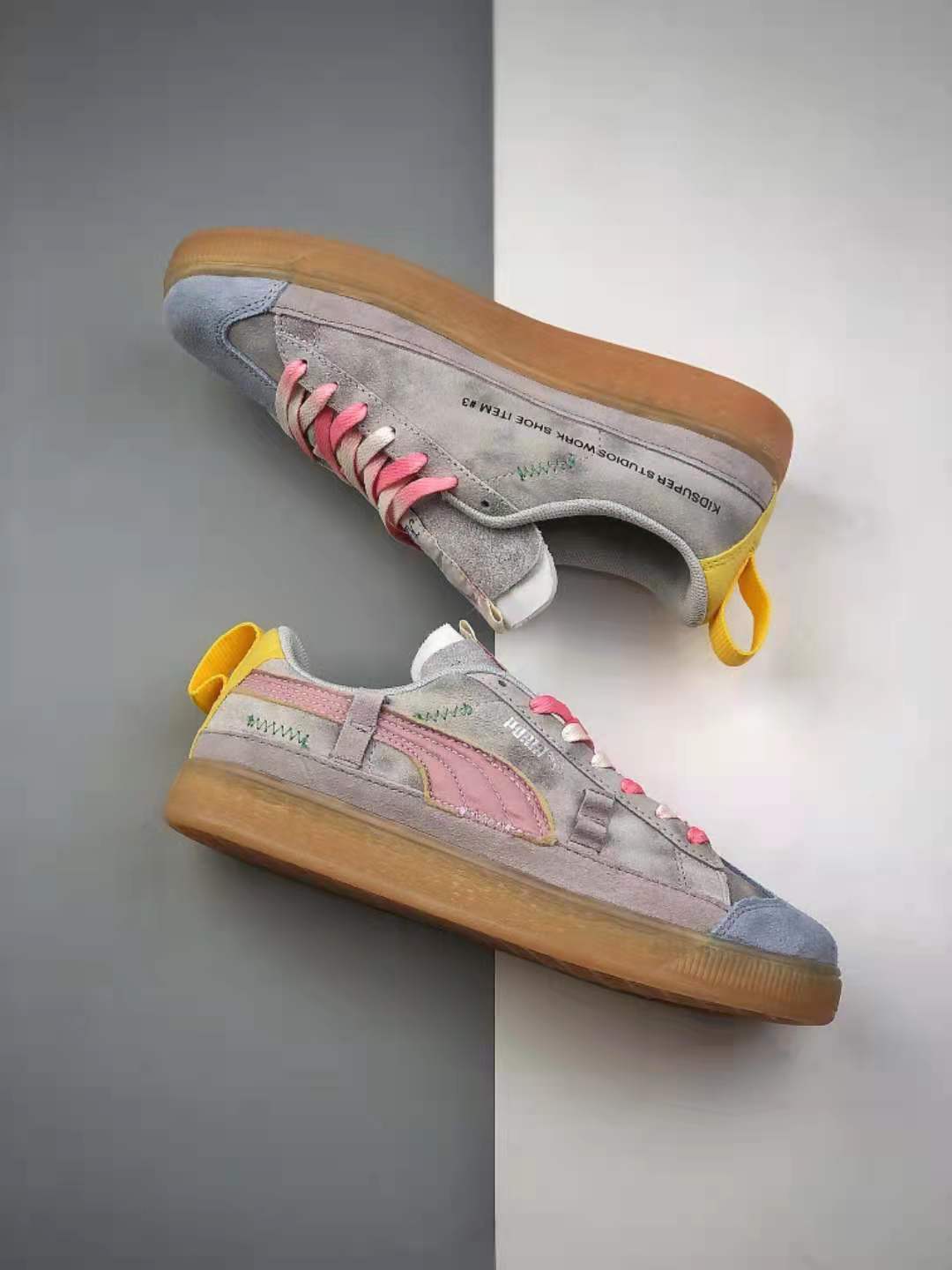 PUMA KidSuper Studios x Suede Vintage 'Lupine' 380513-01: Stylish and Durable Kids' Sneakers
