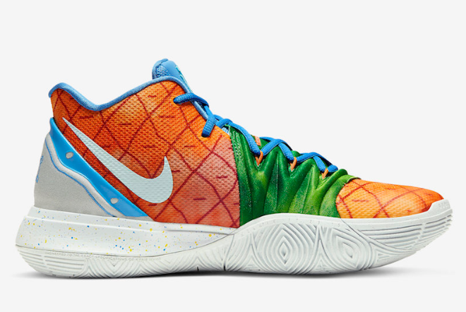 SpongeBob x Nike Kyrie 5 'Pineapple House' CJ6951-800 - Exclusive Collaboration with Iconic Cartoon Character SpongeBob x Nike Kyrie 5 'Pineapple House' CJ6951-800 - Exclusive Collaboration with Iconic Cartoon Character