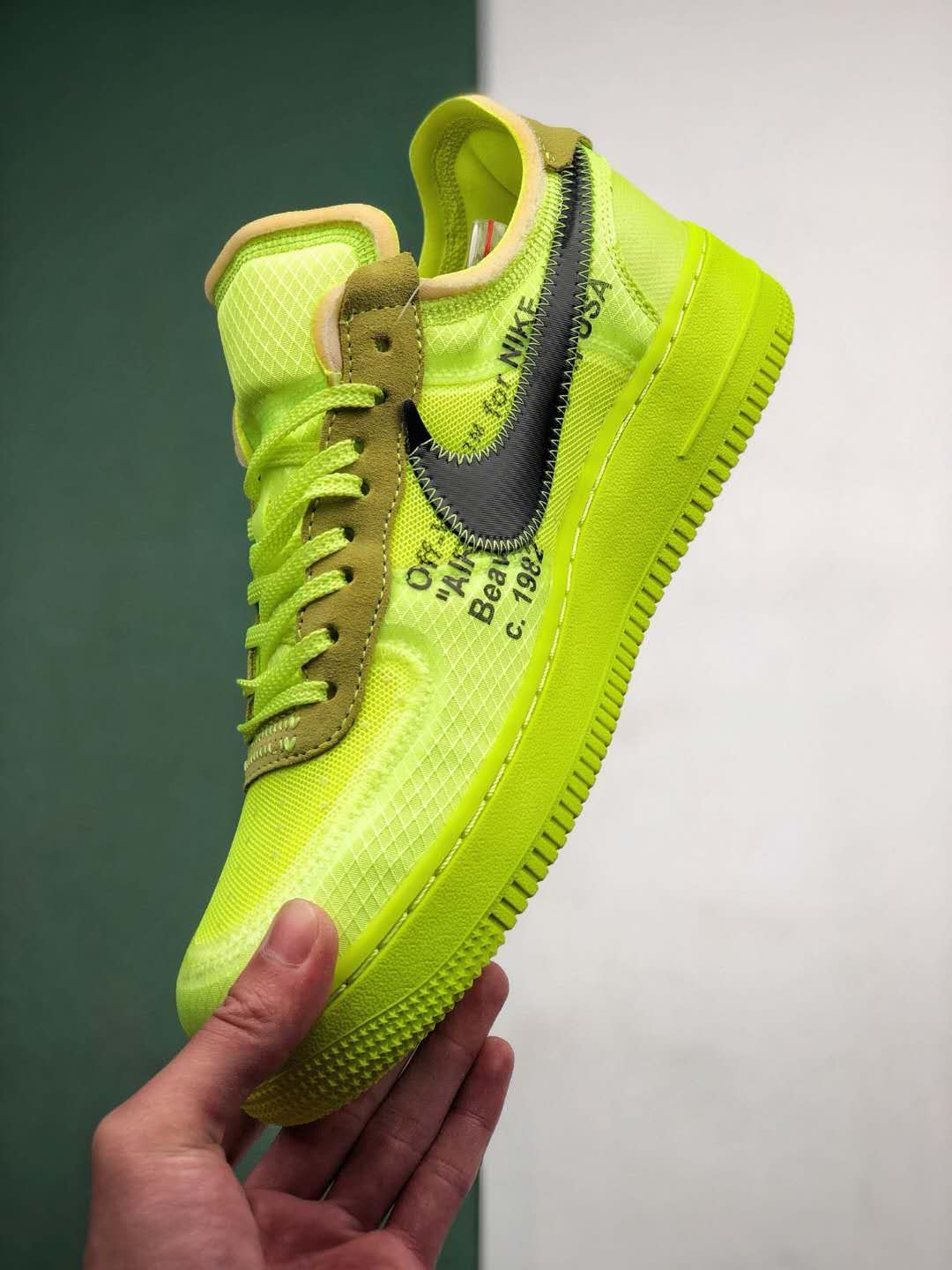 Nike Air Force 1 Low Off-White Volt AO4606-700 | Limited Edition Sneakers Nike Air Force 1 Low Off-White Volt AO4606-700 | Limited Edition Sneakers
