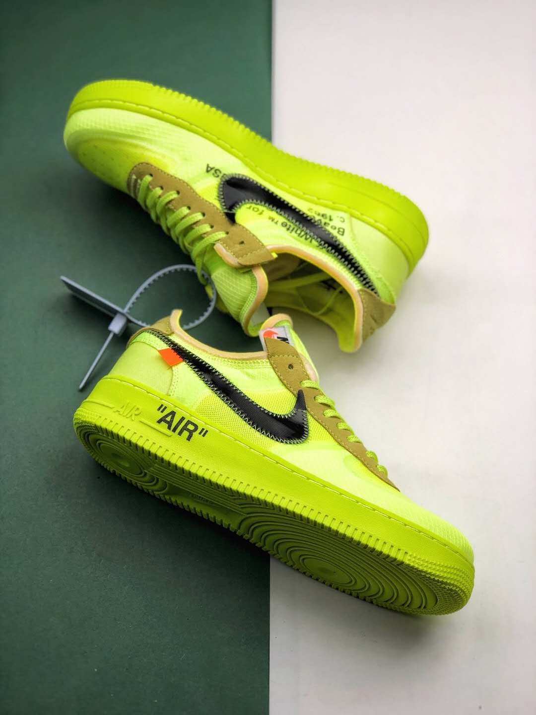 Nike Air Force 1 Low Off-White Volt AO4606-700 | Limited Edition Sneakers Nike Air Force 1 Low Off-White Volt AO4606-700 | Limited Edition Sneakers