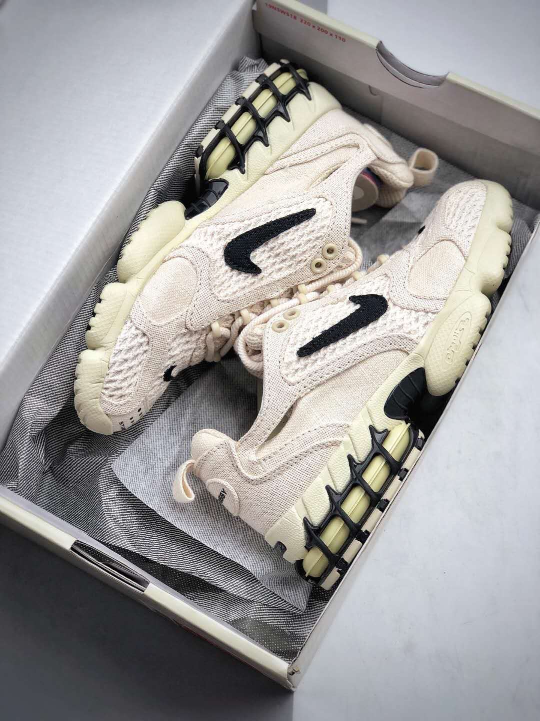 Nike Stussy x Air Zoom Spiridon Caged 2 'Fossil' CQ5486-200 - Premium Collaboration for Trendsetters Nike Stussy x Air Zoom Spiridon Caged 2 'Fossil' CQ5486-200 - Premium Collaboration for Trendsetters