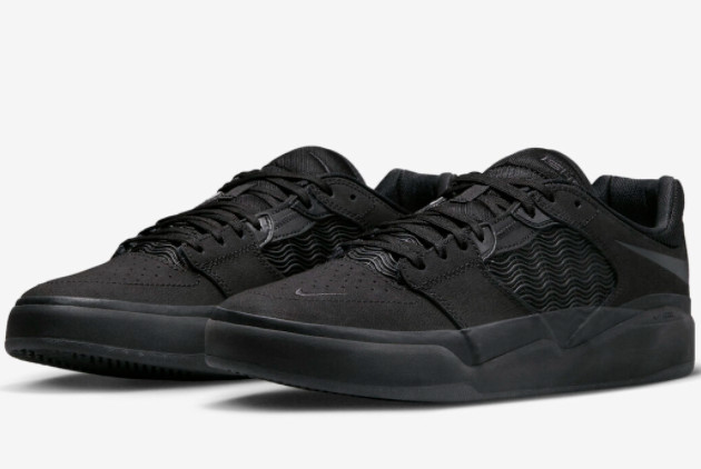 Nike SB Ishod 'Triple Black' DZ5648-001 | Sleek and Stylish Skate Shoes