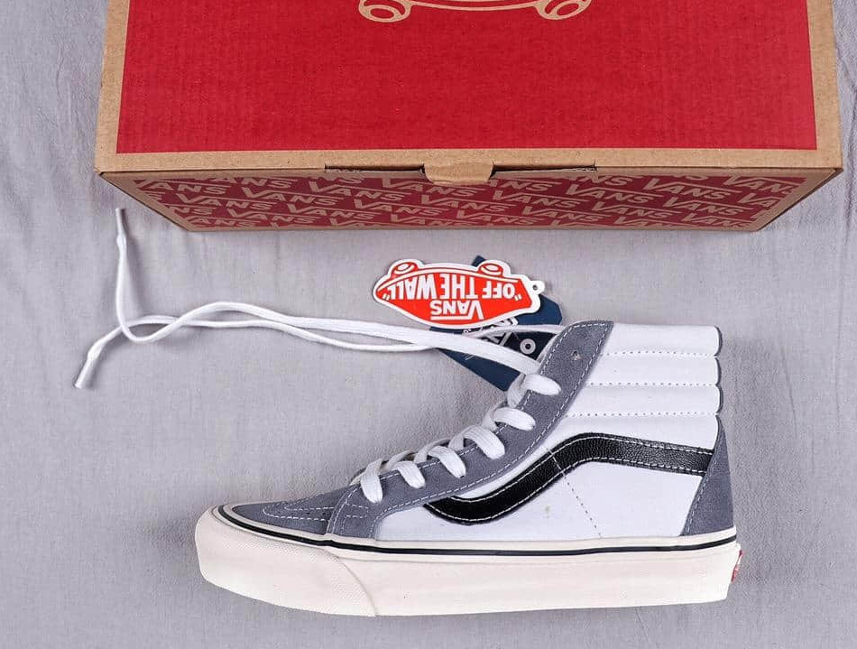 Vans SK8-HI DX 'Dark Grey White' Sneakers: Classic Style and Comfort