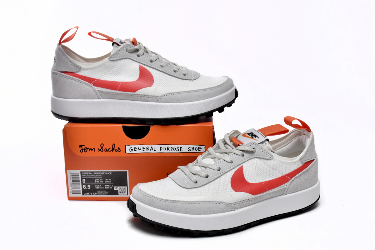 Tom Sachs x Nike General Purpose Shoes Red Grey Black DA6672-300 - Limited Stock Available!