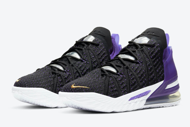 Nike LeBron 18 'Lakers' CQ9283-004: Shop the Latest LeBron James Basketball Shoes