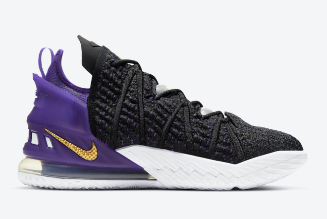Nike LeBron 18 'Lakers' CQ9283-004: Shop the Latest LeBron James Basketball Shoes