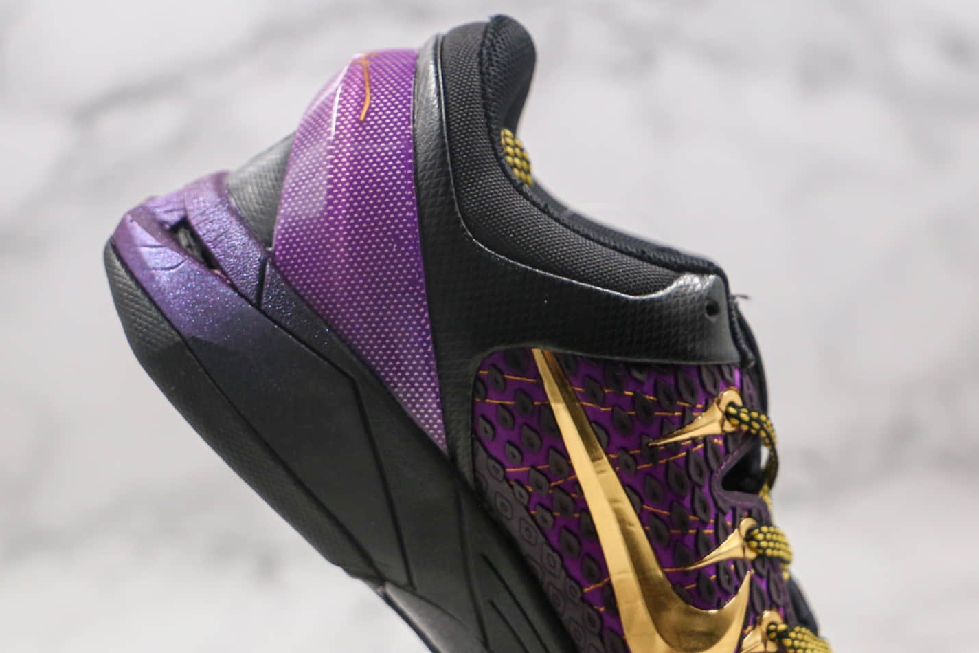 Nike Zoom Kobe 7 VII Black Purple Gold Shoes 511371-005 - Supreme Performance & Style Nike Zoom Kobe 7 VII Black Purple Gold Shoes 511371-005 - Supreme Performance & Style