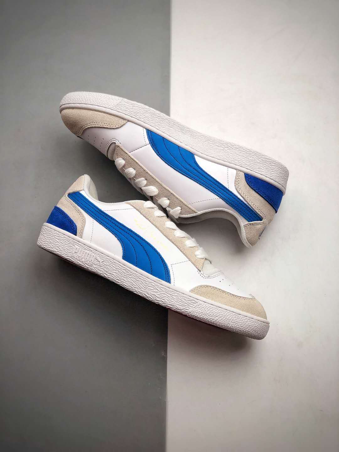 Puma Ralph Sampson Low Vintage - White Dazzling Blue | 371767-01