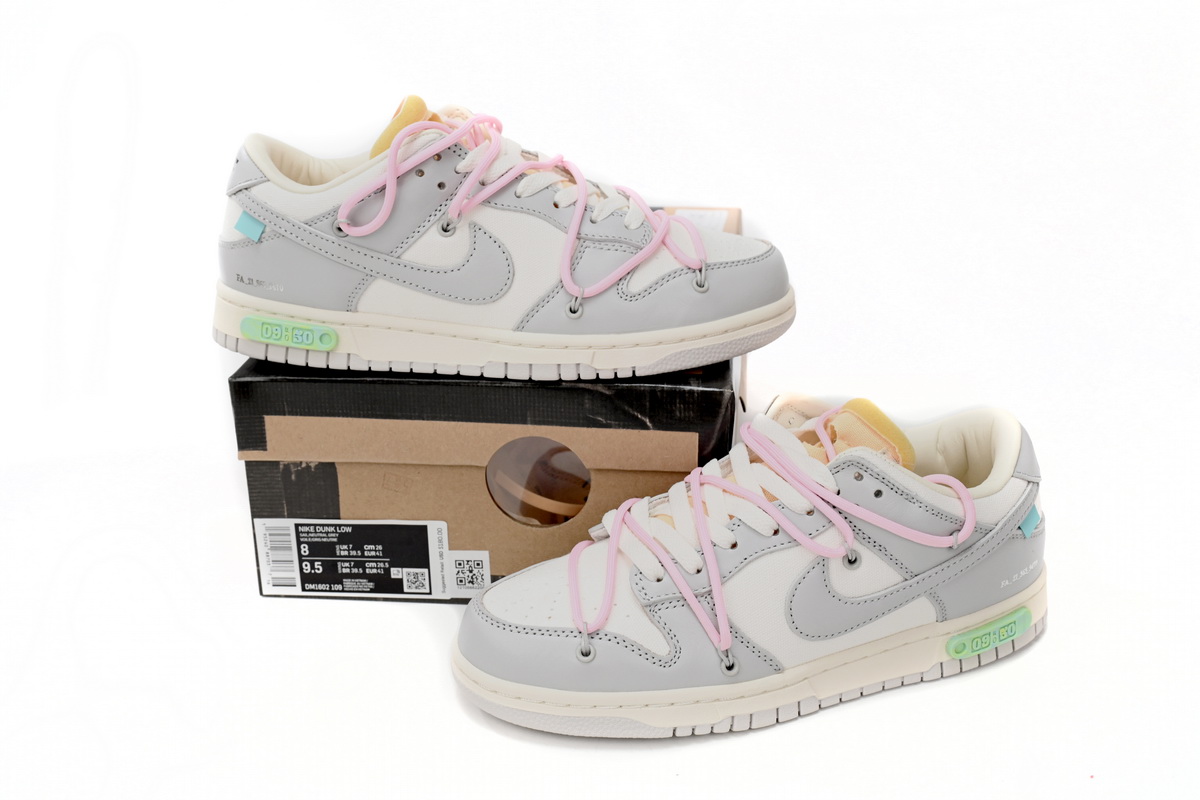 Nike Off-White X Dunk Low 'Lot 09 Of 50' DM1602-109 - Limited Edition Collaboration