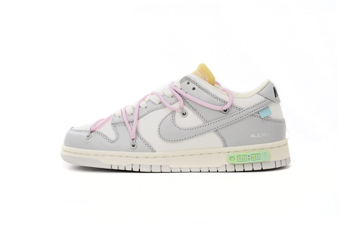 Nike Off-White X Dunk Low 'Lot 09 Of 50' DM1602-109 - Limited Edition Collaboration