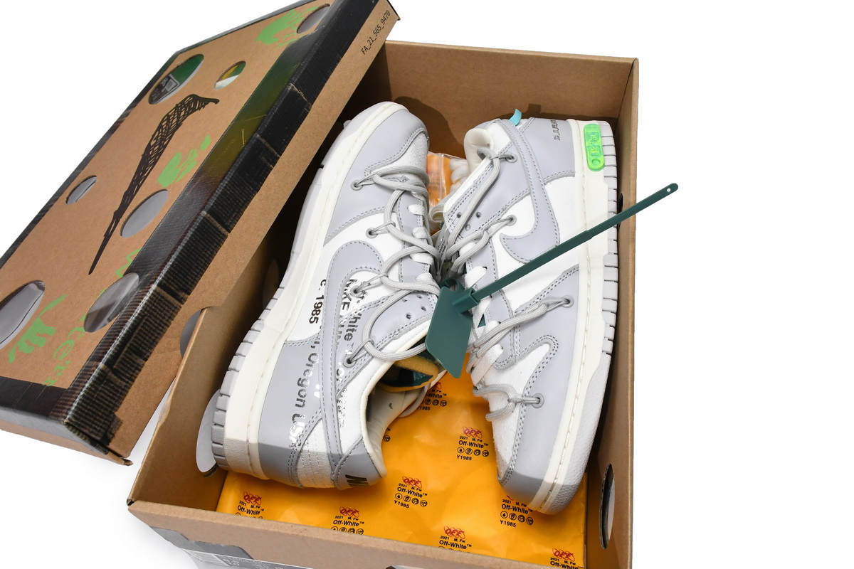 Nike Off-White X Dunk Low 'Lot 42 Of 50' DM1602-117 - Limited Edition Collaboration Sneakers