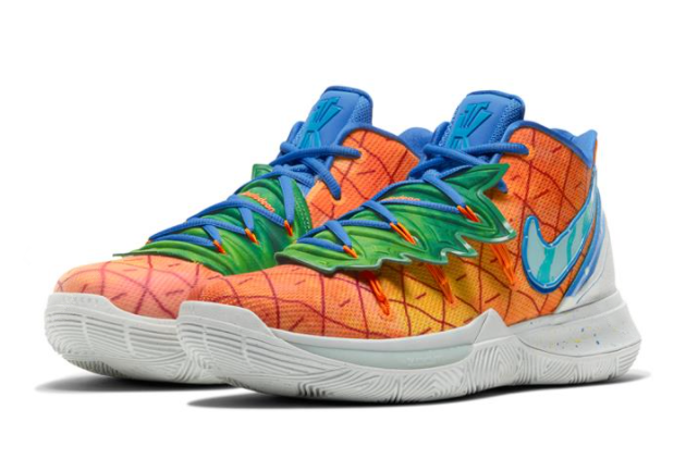 Nike Kyrie 5 SBSP EP SpongeBob Pineapple House Orange Peel/Teal Tint CJ6950-800 - Shop the Latest Kyrie 5 SpongeBob Collection Nike Kyrie 5 SBSP EP SpongeBob Pineapple House Orange Peel/Teal Tint CJ6950-800 - Shop the Latest Kyrie 5 SpongeBob Collection