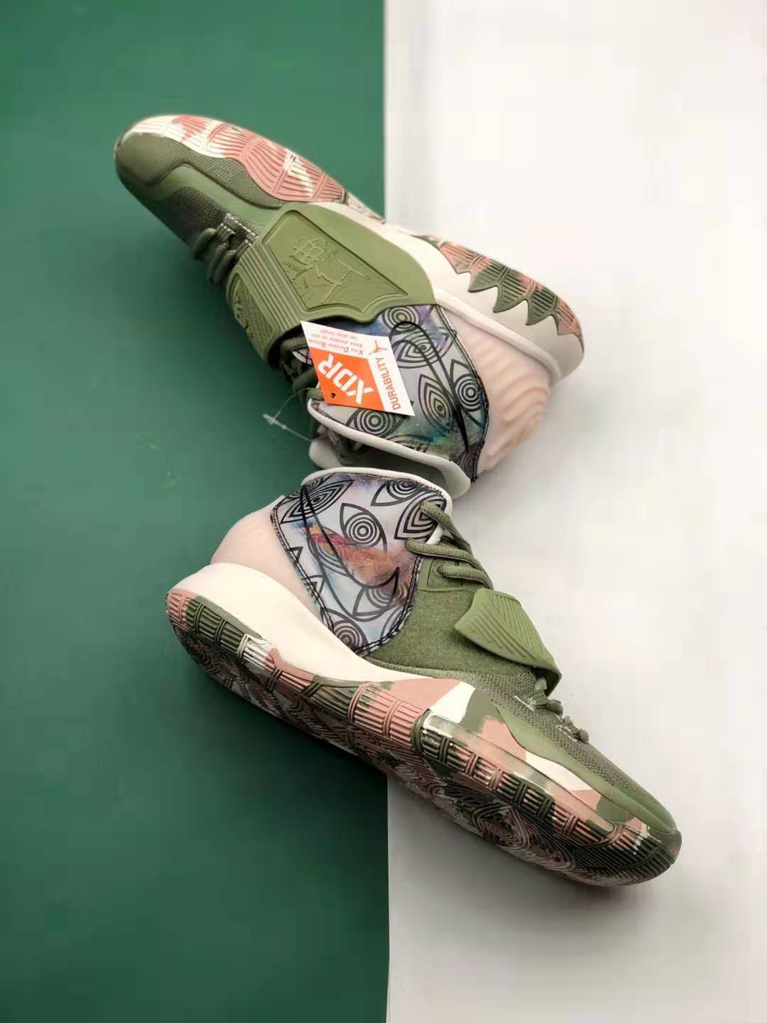 Nike Kyrie 6 Pre Heat Shanghai Multicolor CQ7634-303 - Shop Now for the Ultimate Basketball Performance.