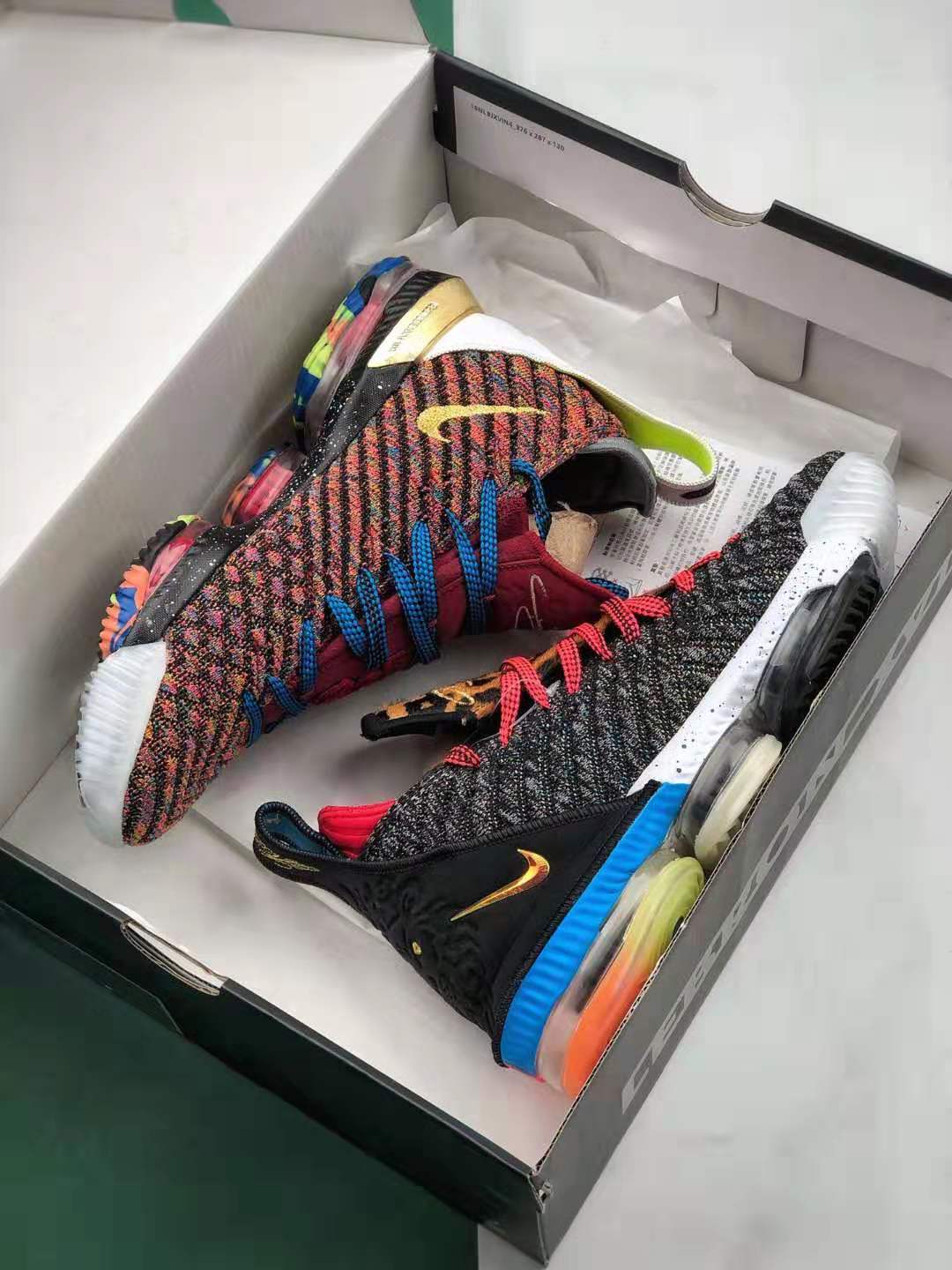 Nike LeBron 16 EP 'What The' BQ6582-900 | Premium Basketball Shoes Nike LeBron 16 EP 'What The' BQ6582-900 | Premium Basketball Shoes