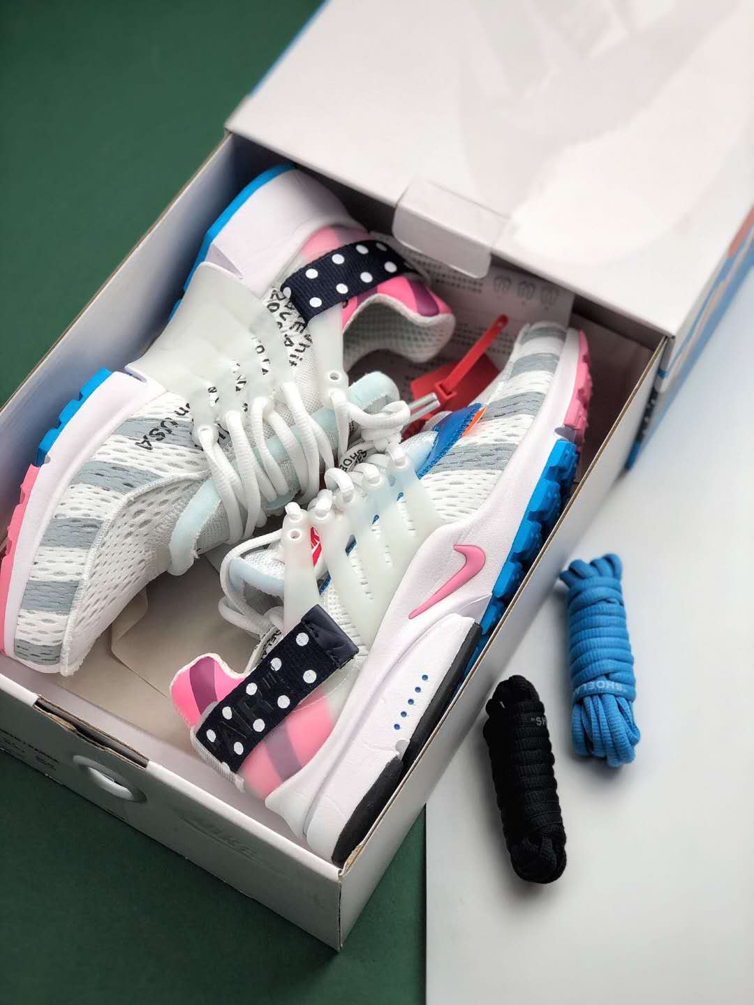 Parra x Off White x Nike Air Presto 2 White Multi Color AA3830-140 - Limited Edition Sneaker Parra x Off White x Nike Air Presto 2 White Multi Color AA3830-140 - Limited Edition Sneaker